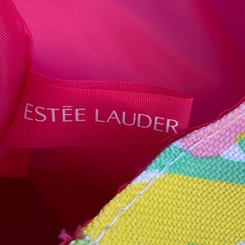 NWOT Lilly Pulitzer For ESTEE LAUDER Shopping Tote Bag 15" x 16" - Picture 9 of 10